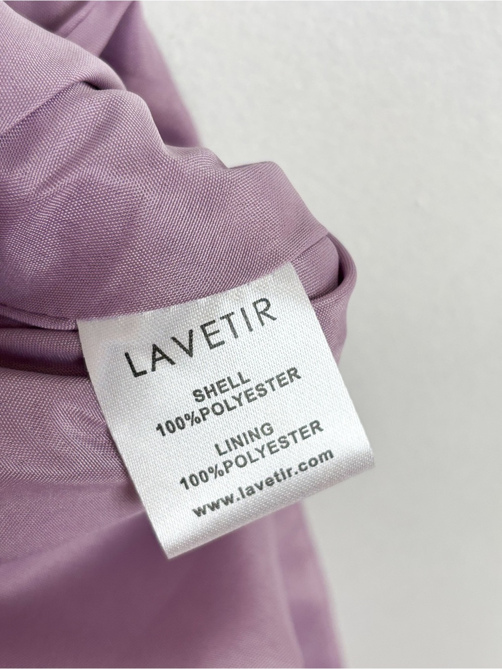 NWT Lavetir Lavender Purple Chiffon Bridesmaid Maxi Dress Sz A18 - Picture 11 of 13